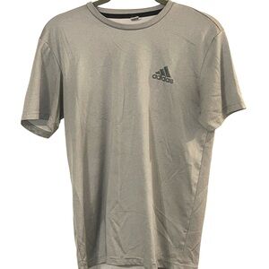 Adidas Boy’s XL Gray Logo Performance T-Shirt